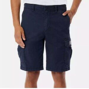 NEW Unionbay Mens 30 Cargo Shorts Blue Cotton Blend Comfortable Durable